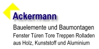 Ackermann Bauelemente Baumontagen